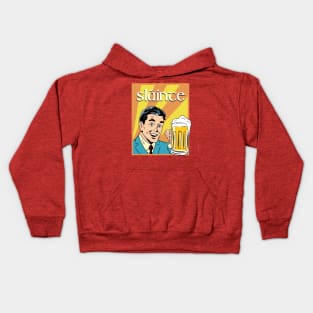 Slainte Retro Illustration Kids Hoodie